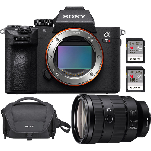 Sony a7R III Mirrorless 42.4MP Camera Body(ILCE7RM3/B)+ FE 24-105mm Lens Bundle