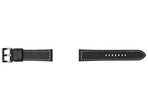 Samsung Gear S3 Tuscany Leather Strap (22m) - Black - GPR765BREEEAA