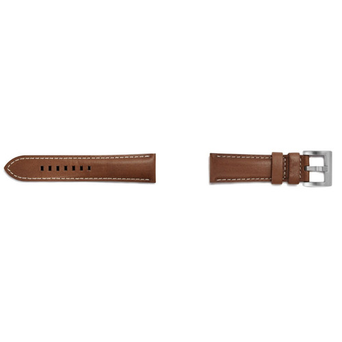 Samsung Gear S3 Nagano Leather Strap (22mm) - Medium Brown - GPR770BREEBAC