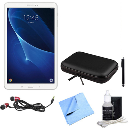 Samsung Galaxy Tab A 16GB 10.1-inch Tablet & Accessories Bundle - White