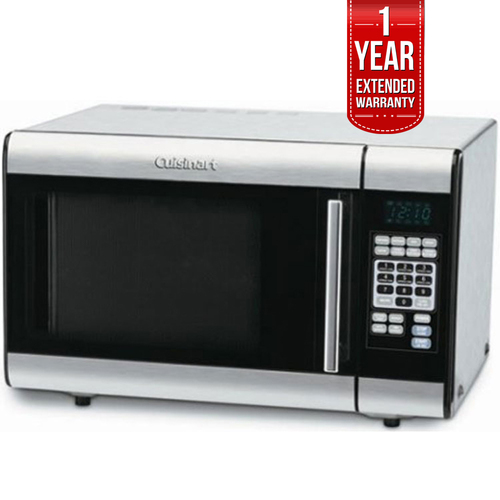 Cuisinart 1-Cubic-Foot S.Steel Microwave Oven Refurbished + 1 Year Warranty