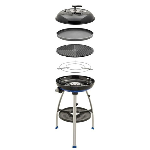 Cadac Carri Chef 2 Portable Grill with Pot Ring, Grill Plate, and Chef Pan