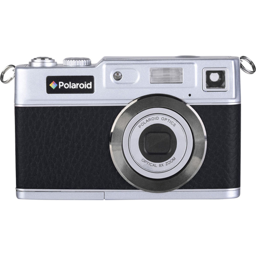 Vivitar Polaroid iE827 Retro 18MP Digital Camera w/ 8x Zoom - Black/Silver (OPEN BOX)