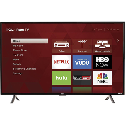 TCL 40` Class S-Series FHD LED Roku Smart TV (OPEN BOX)