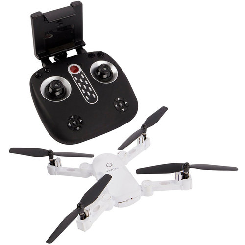 Vivitar DRC-X1 Wi-Fi Foldable Drone w/ LED Lights + Hover 480p Camera