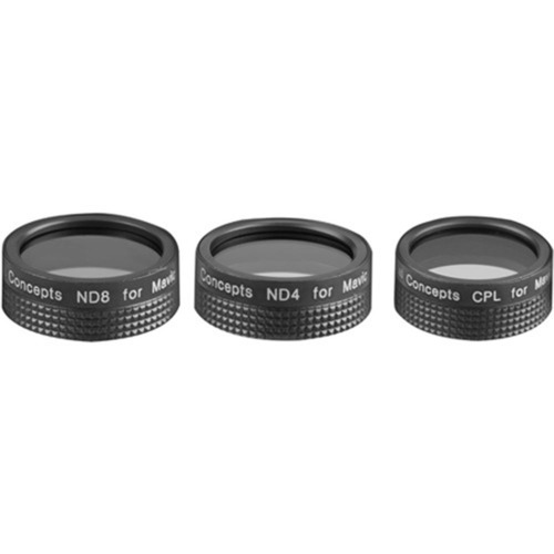 Vivitar Filter Kit (CPL+ND4+ND8) For Mavic Air, A Lightweight Foldable Drone