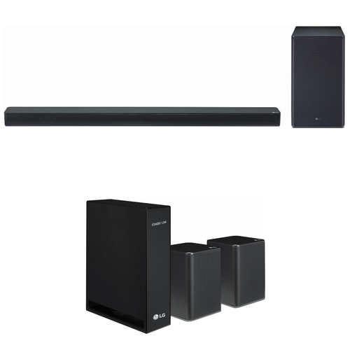 LG SK8Y 2.1-Ch Hi-Res Audio Soundbar w/ Dolby Atmos + LG SPK8 2.0-Ch Soundbar