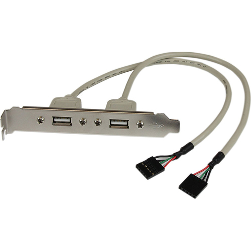 Startech 2PORT USB PLATE FOR PC MOTHERBOARDS WITH 8PIN OR 10PIN