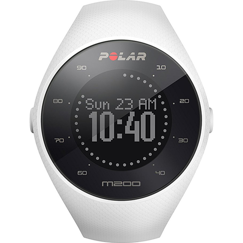 Polar M200 GPS Running Watch with Wrist-Based Heart Rate, White - Medium/Large