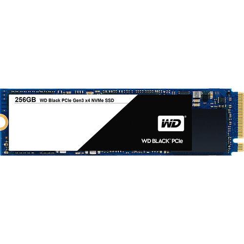 Western Digital 256GB WD Black PCIe, NVMe SSD