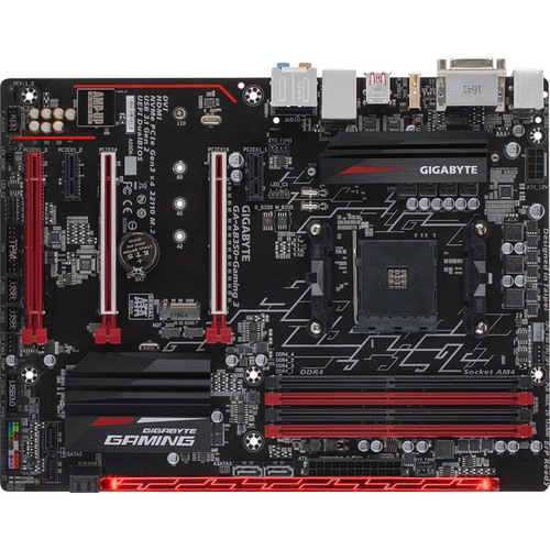 Gigabyte GA-AB350-GAMING AMD B350 AM4 MAX-64GB DDR4 ATX PCIE16