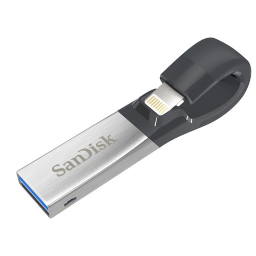 SanDisk 128GB IXPAND FLASH DRIVE LIGHTNING CONNECTOR & USB 3.0