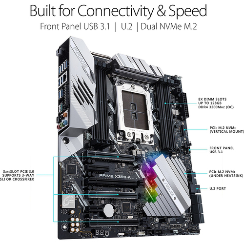 Asus AMD SOCKETTR4 FOR AMD RYZEN THREADRIPPER PROCESSORS DDR4