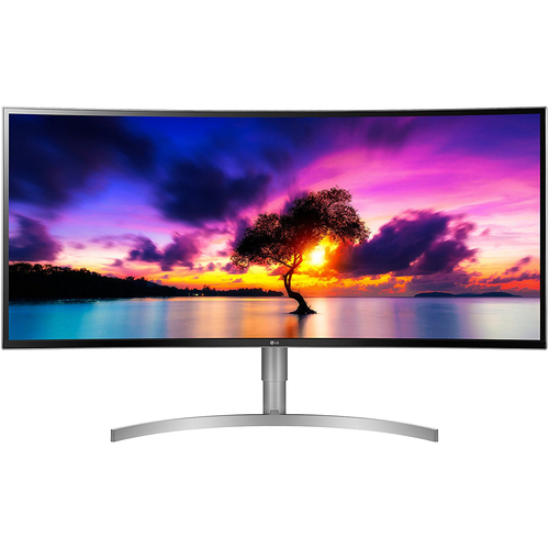 LG 38` Class 21:9 Curved UltraWide WQHD+ Monitor with HDR 10 - 38WK95C-W