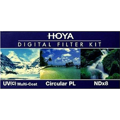 Hoya 62mm Digital Filter Kit With UV, Circular Polarizer, NDX8