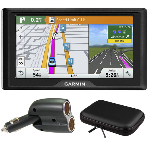 Garmin Drive 60LMT GPS Navigator (US and Canada) Charger Bundle