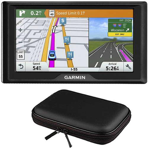 Garmin Drive 60LMT GPS Navigator (US and Canada) - 010-01533-06 w/ GPS Bundle