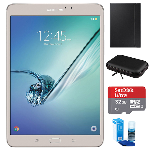 Samsung Galaxy Tab S2 8.0-inch Wi-Fi Tablet (Gold/32GB) 32GB MicroSDHC Card Bundle