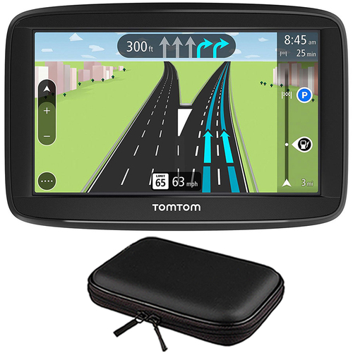 TomTom VIA 1625M 6` Touchscreen GPS Navigation Device Lifetime Maps w/ Hardshell Case
