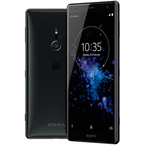 Sony Xperia XZ2 - Unlocked Phone - 5.7` Screen - 64GB - (Liquid Black) - (1313-7925)