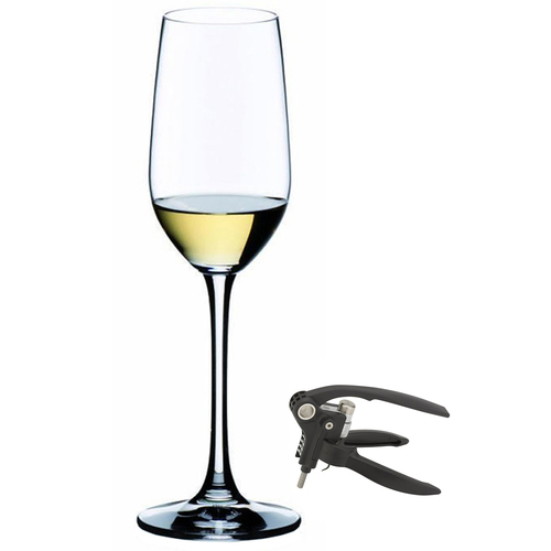 Riedel Vinum Bar Tequila Glass, Set of 2 w/Deluxe Corkscrew