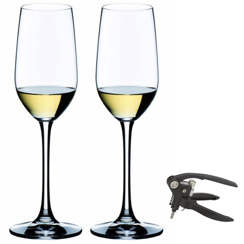Riedel Vinum Bar Tequila Glass, Set of 4 w/Deluxe Corkscrew