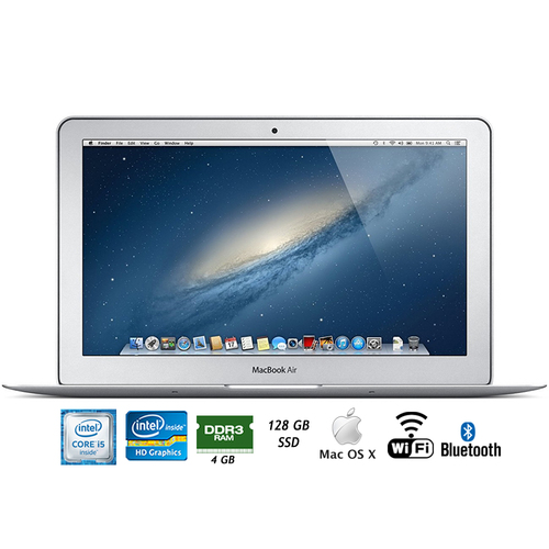 Apple MD711LL/A 12` MacBook Air Intel i5-4250U 128/4GB Laptop - Certified Refurbished