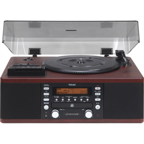 Teac LP-R550USB Turntable with Built-in CD Recorder (Walnut) (OPEN BOX)