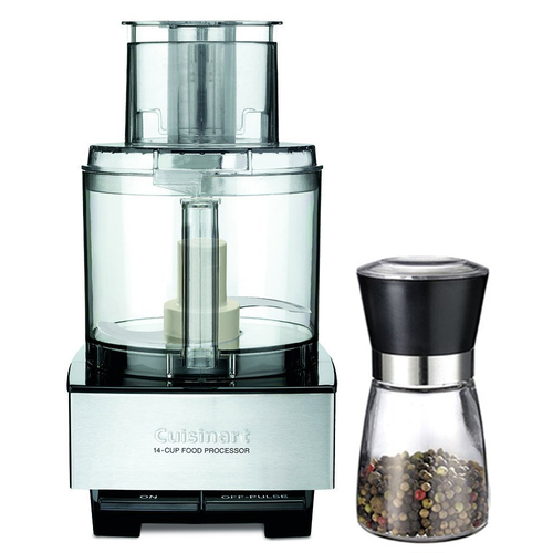 Cuisinart 14-Cup Food Processor, Brushed Stainless Steel w/ Spice Mill