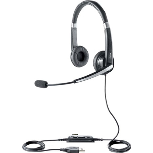 Jabra UC VOICE 550 MS Duo Lync Optimized Corded Headset for Softphone - 5599-823-109