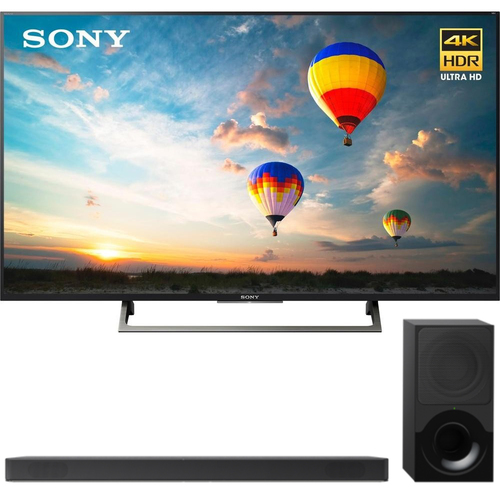 Sony 55-inch 4K HDR Ultra HD Smart LED TV 2017 Model w/ Remote + 2.1ch Soundbar