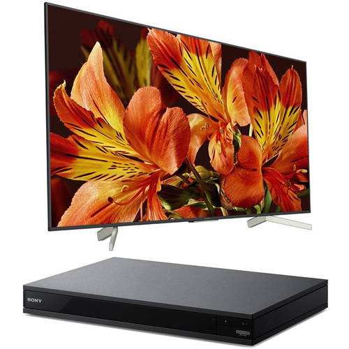 Sony XBR65X850F 65-Inch 4K Ultra HD Smart LED TV (2018 Model) w/ Blu-Ray Player