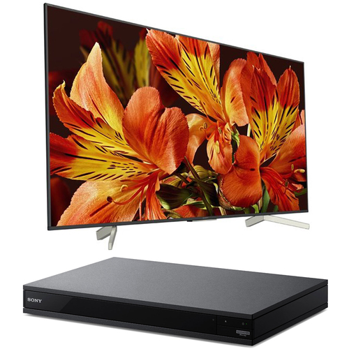 Sony 75-Inch 4K Ultra HD Smart LED TV 2018 Model + Blu-Ray Player with Hi Res