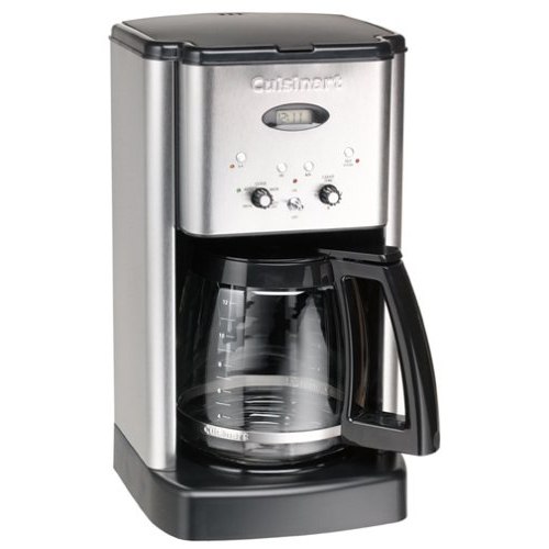 Cuisinart DCC-1200 Brew Central 12 Cup Programmable Coffeemaker, Black/Silver, Refurbished