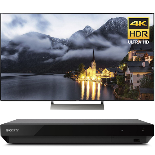 Sony 65-inch 4K HDR Ultra HD Smart LED TV 2017 Model + UHD Blu-Ray Player