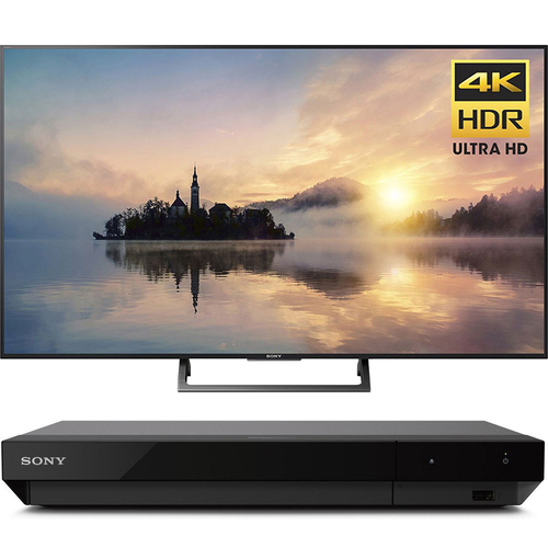 Sony 55` Class (54.6` diag) 4K HDR Ultra HD TV + UHD Blu-Ray Player