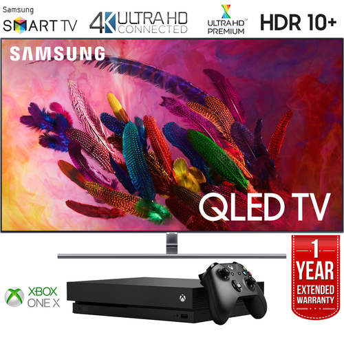 Samsung 75` Q7FN QLED Smart 4K UHD TV 2018 + Xbox One X 1TB Console