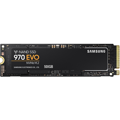 Samsung 970 EVO 500GB - NVMe PCIe M.2 2280 Internal SSD (MZ-V7E500BW)