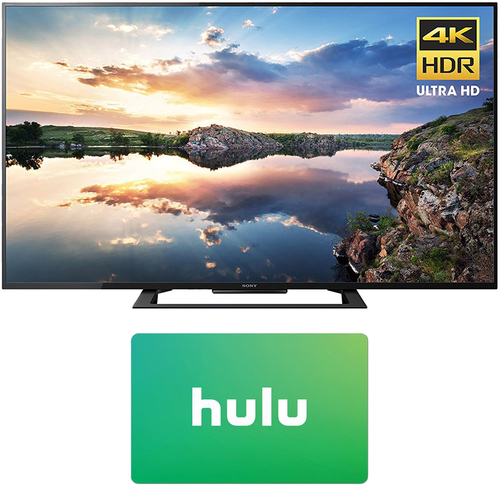 Sony KD60X690E 60-Inch 4K Ultra HD Smart LED TV (2017) with Hulu $25 Gift Card