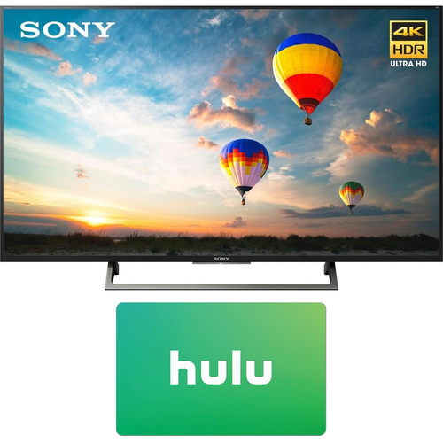 Sony 43` 4K HDR UHD Smart LED TV (2017 Model) w/ Hulu $25 Gift Card