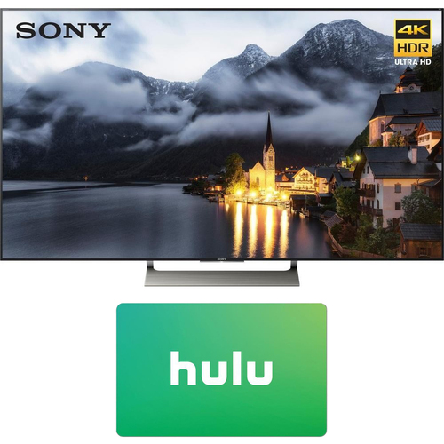 Sony 49` 4K HDR UHD Smart LED TV (2017 Model) w/ Hulu $25 Gift Card