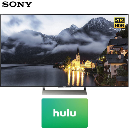 Sony 65-inch 4K HDR Ultra HD Smart LED TV 2017 Model + Hulu Gift Card