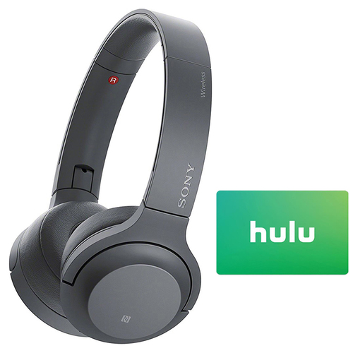 Sony H.Ear On 2 Mini Wireless Over Ear Headphone  Black + $25 Hulu Gift Card