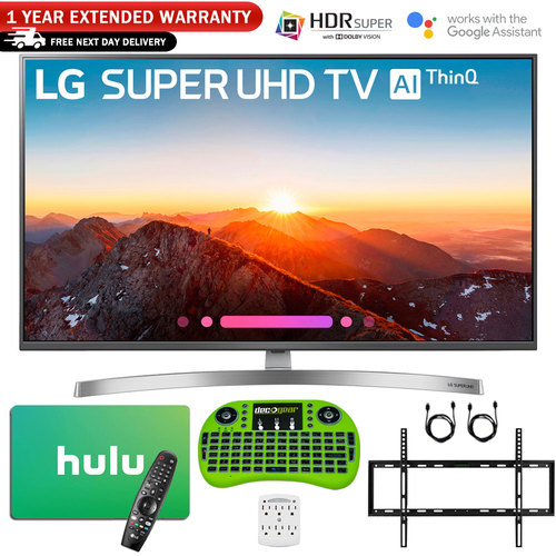 LG 49`-Class 4K HDR Smart LED AI SUPER UHD TV w/ Warranty + Netflix Bundle