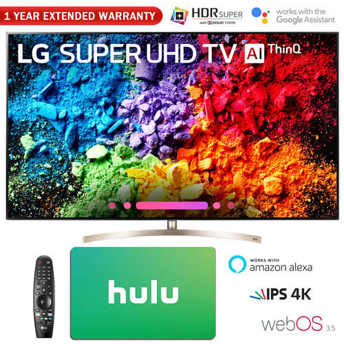 LG 65` Super UHD 4K HDR AI Smart TV w/ Nano Cell + Gift Card & Warranty Pack
