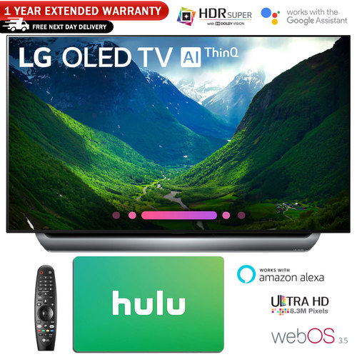 LG 55`-Class C8 OLED 4K HDR AI Smart TV with Gift Card & Extended Warranty Pack
