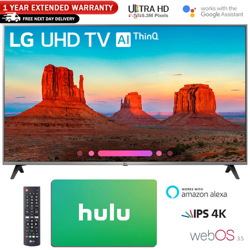 LG 55` Class 4K HDR Smart LED AI UHD TV w/ThinQ + Gift Card & Warranty Pack