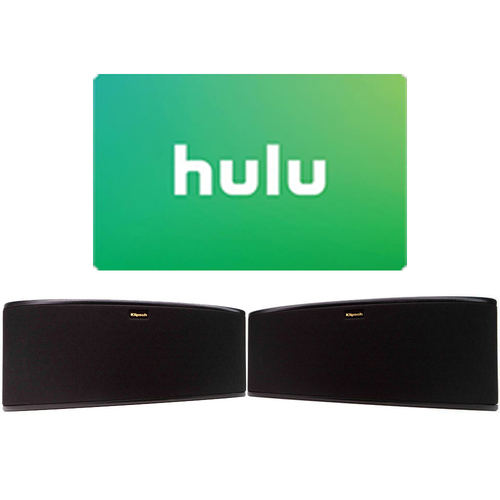 Klipsch Surround Sound Speaker Pair R-14S with 3 Free Months of $25 Hulu Gift Cards