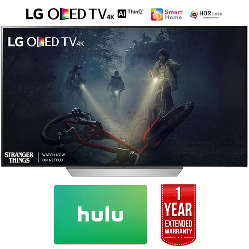 LG 55` OLED HDR Smart TV (2017) w/ $100 Hulu + 1 Year Extended Warranty