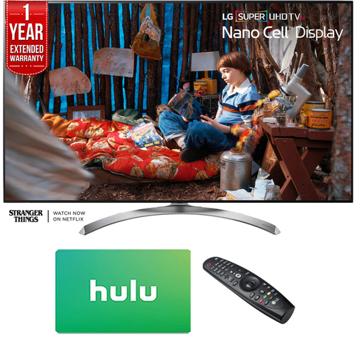 LG SUPER UHD 65 LED TV 2017 w/ $100 Hulu Card+1 Year Extended Warranty